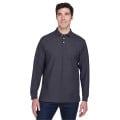 Men's Pima Pique Long-Sleeve Polo