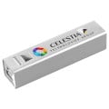 UL Listed Aluminium 2200 mAh Lithium Ion Portable Power Bank