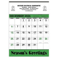 Triumph® Calendars Green & Black Contractor Memo Calendar