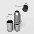 SWITCH-HITTER 2-IN-1 SPORT  600 ML  20 OZ STAINLESS STEEL BO