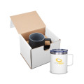 12oz Vacuum Insulated Coffee Mug With Handle In Mailer