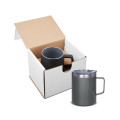 12oz Vacuum Insulated Coffee Mug With Handle In Mailer