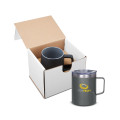 12oz Vacuum Insulated Coffee Mug With Handle In Mailer