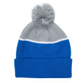Two-Tone Tamy Beanie With Pom