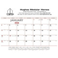 Triumph® Calendars Red & Black Desk Pad