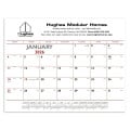 Triumph® Calendars Red & Black Desk Pad