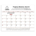 Triumph® Calendars Red & Black Desk Pad