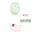 Souvenir® goingreen™ 4" x 3" Die Cut Sticky Note™, 25 sheet