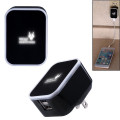 Light-Up-Your-Logo Duo USB Wall Charger