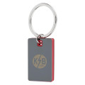 Color Block Mirrored Key Tag