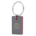 Color Block Mirrored Key Tag