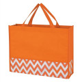 Zigzag Non-Woven Tote Bag