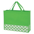 Zigzag Non-Woven Tote Bag