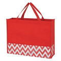 Zigzag Non-Woven Tote Bag