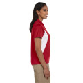 Ladies' Side Blocked Micro-Pique Polo