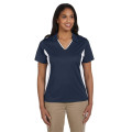 Ladies' Side Blocked Micro-Pique Polo