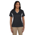 Ladies' Side Blocked Micro-Pique Polo