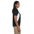 Ladies' Side Blocked Micro-Pique Polo
