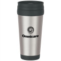 16 Oz. Stainless Steel Slide Action Travel Tumbler