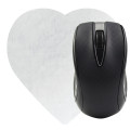 Heart Shaped Computer Mouse Pad - Dye Sublimated
