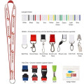 1'' Polyester Lanyard with Ribbon