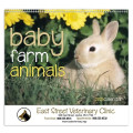 Good Value™ Baby Farm Animals - Spiral Calendar