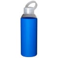 18oz Glass Bottle With Color Silicone Sleeve