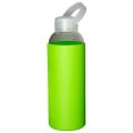 18oz Glass Bottle With Color Silicone Sleeve
