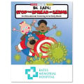 Coloring Book: Be Safe: Stop the Spread of Germs