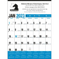 Yearly Record® Blue Calendar