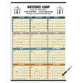 Triumph® Calendars Time Management Span-A-Year (Laminated...