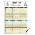 Triumph® Calendars Time Management Span-A-Year (Laminated...