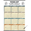 Triumph® Calendars Time Management Span-A-Year (Laminated...