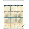 Triumph® Calendars Time Management Span-A-Year (Laminated...