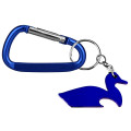 Duck Shape Bottle Opener with Key Chain & Carabiner