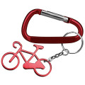 Bicycle shape bottle opener key chain