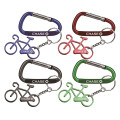 Bicycle shape bottle opener key chain