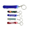 Skateboard shape bottle opener keychain