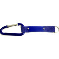 Carabiner with Strap and Metal Plate