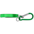 Jumbo Size Eye Shape Bottle Opener with Key Ring & Carabiner