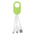 3-In-1 Charging Buddy With Carabiner Clip