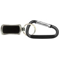 Chrome Metal Key Holder with Carabiner