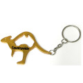 Kangaroo shape bottle opener keychain