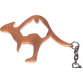 Kangaroo shape bottle opener keychain