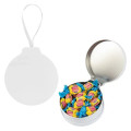 FULL COLOR ORNAMENT TIN WITH CANDY