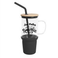32 Oz. Evelyn Glass Tumbler With Handle