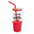 32 Oz. Evelyn Glass Tumbler With Handle