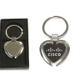 Chrome metal key holder with gift case