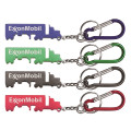 Truck Shape Bottle Opener Key Chain & Carabineer