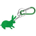 Rabbit Shape Bottle Opener with Key Chain & Carabiner